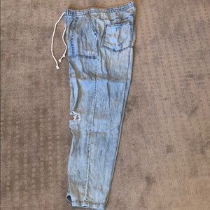Women’s denim joggers